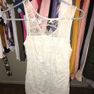 Abercrombie & Fitch body con lace dress